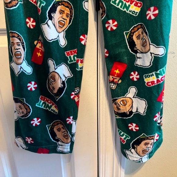 Elf Buddy The Elf Son Of A Nutcracker Fleece Lounge Pajama Pants Sz L (no tag) - Picture 4 of 9